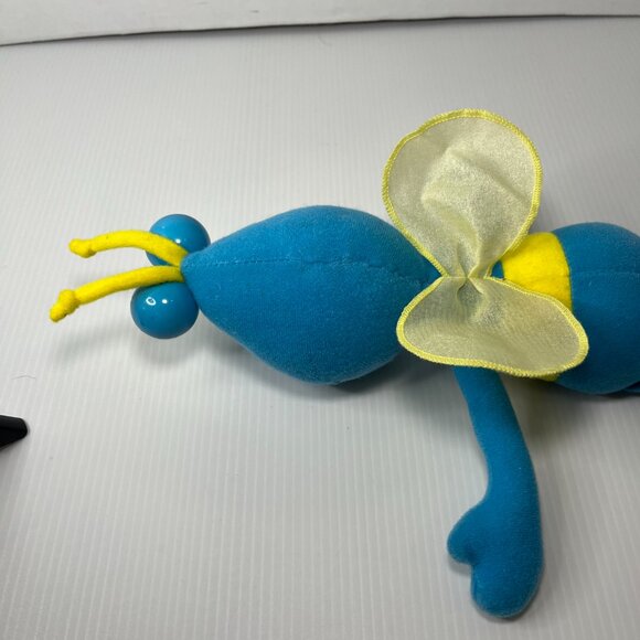 Vintage 1990's Applause Jim Henson Blue Twiddlebug Stuffed Animal/Plush 13" - Picture 4 of 13